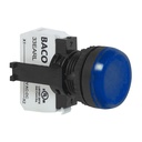 L20SE60L Signaallamp Blauw, Flush, 12 … 24 V AC/DC, 22-serie