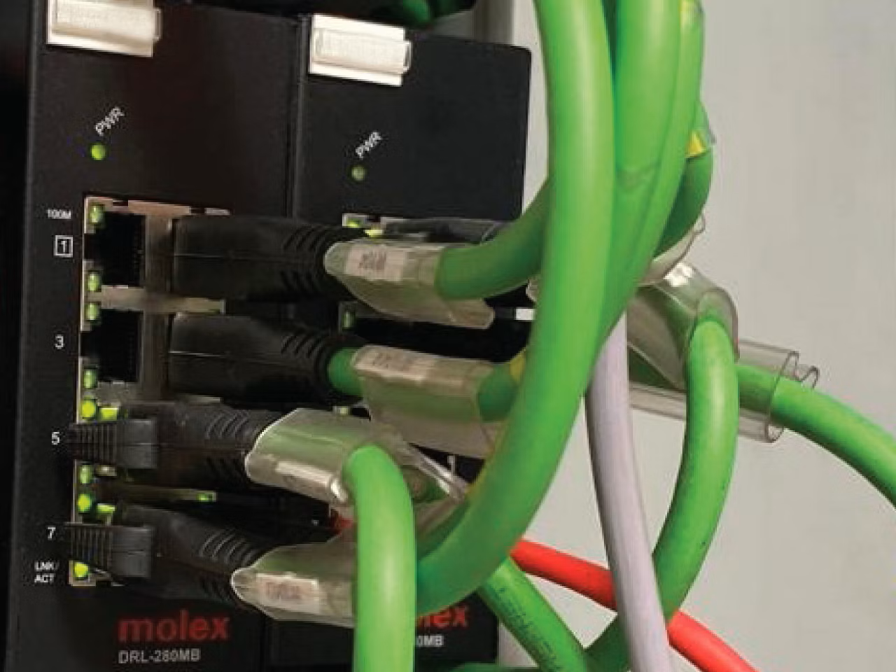 Componenten voor industriele datanetwerken