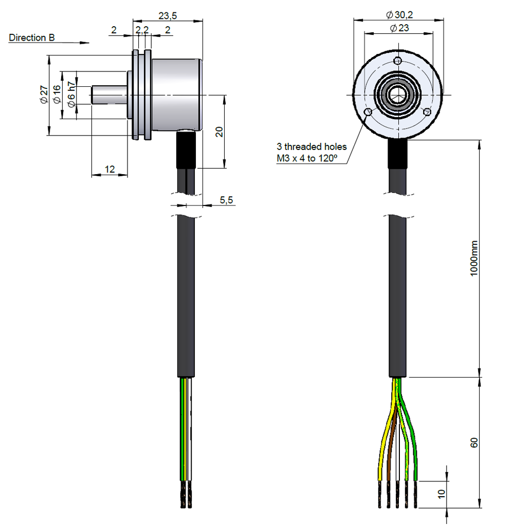 LAENC27.2221.2.ZN14 Dimensions