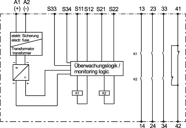 Tapeswitch PRSU/4-R Schematic