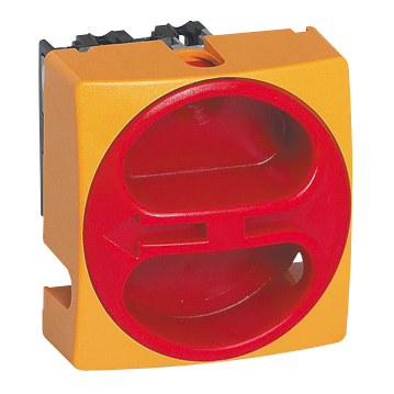 172911 Lastschakelaar 20A 690V 3P+NC/NO afsluitbaar Rood/Geel