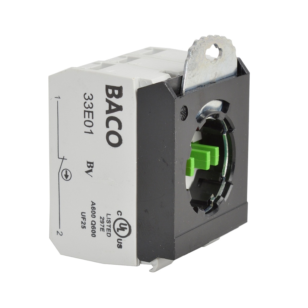 333E21 Adapter 3 posities met 2xNO+NC contact