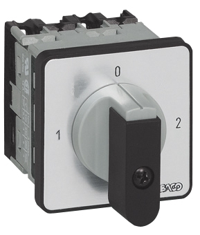PR12 2201 C4 E Q48PN 2-standen met Uit Nokkenschakelaar 16A 690V