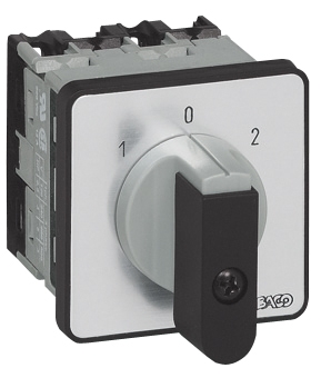 PR12 2204 C8 E Q48PN 2-standen met Uit Nokkenschakelaar 16A 690V