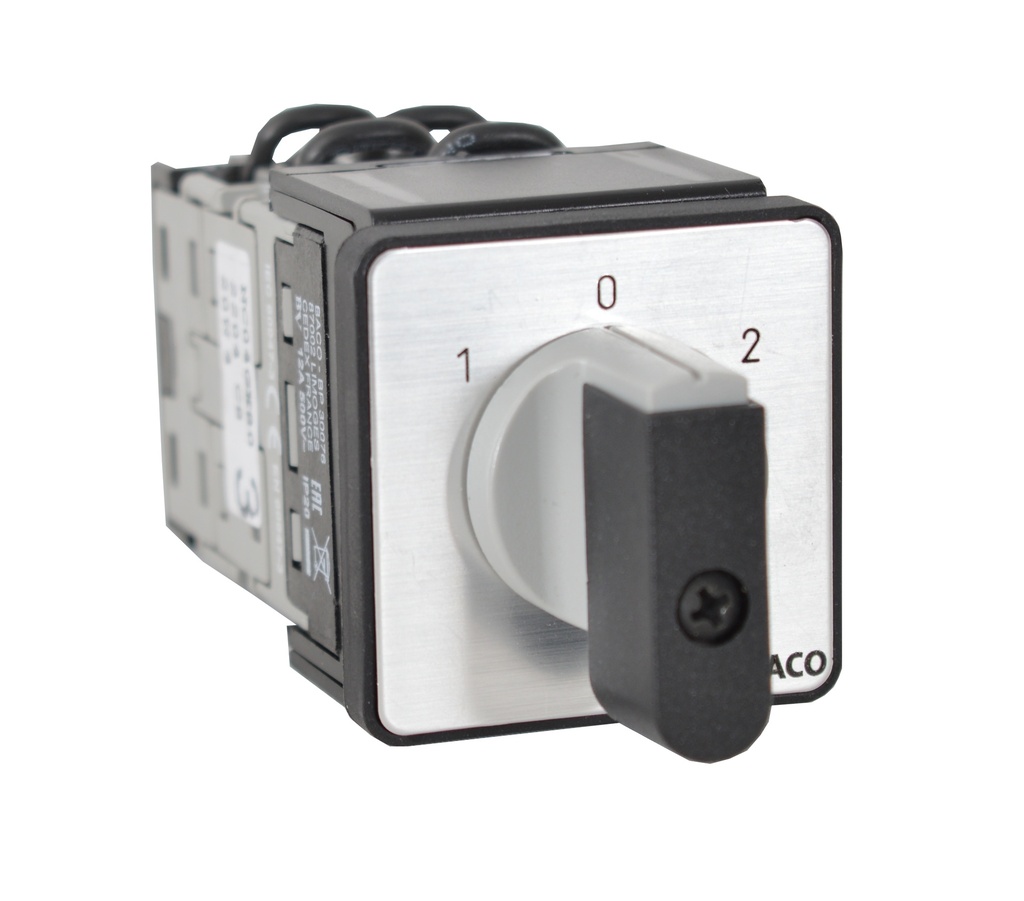 PR12 2204 C8 E N48MD50 2-standen met Uit Nokkenschakelaar 16A 690V