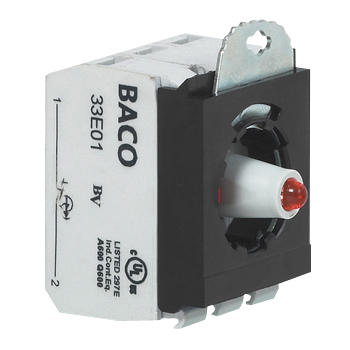 LED 24V RED N0/NC/S