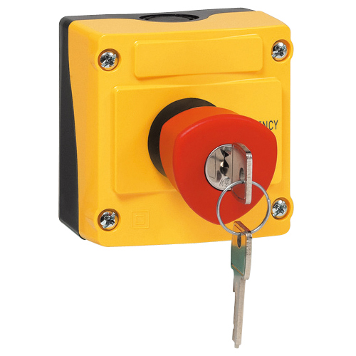 LBX11201 Noodstop "NOT AUS", met NC contact