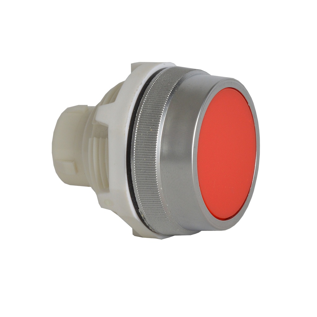 T16AA01 Drukknop Rood, Spring return, Flush, 30-serie