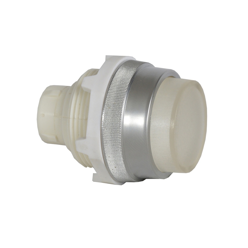 T16AK30 Drukknop Wit, Spring return, Non-flush, 30-serie