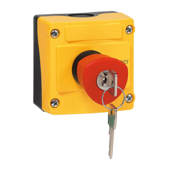 LBX11302 Noodstop "EMERGENCY STOP", met 2xNC contact