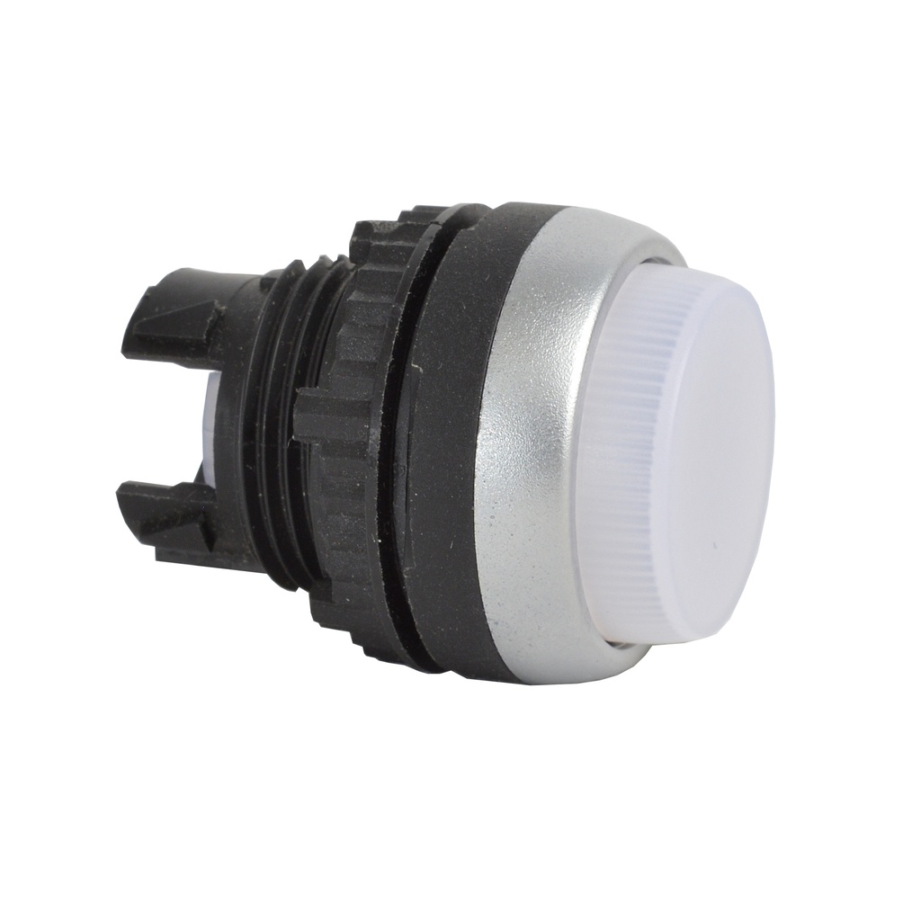 L21AK50 Drukknop Wit, Spring return, Non-flush, 22-serie