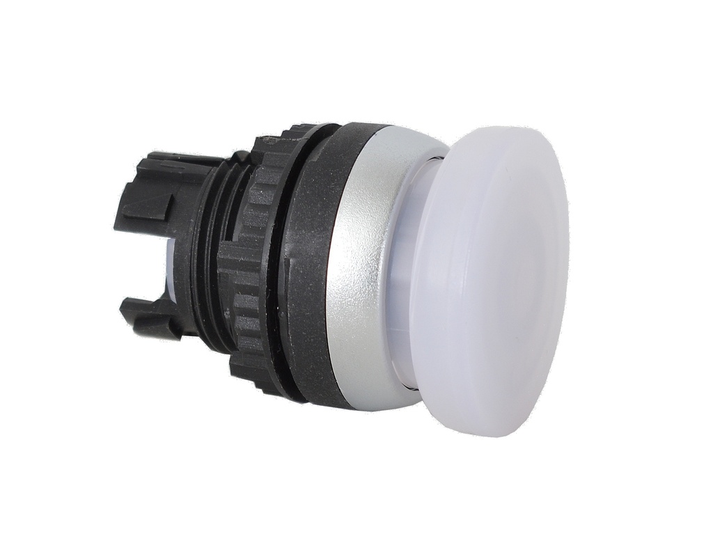 L21AL50 Paddestoelknop Wit, Spring return, 22-serie