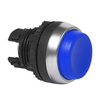 L21CB06 Drukknop Blauw, Toggle, Non-flush, 22-serie