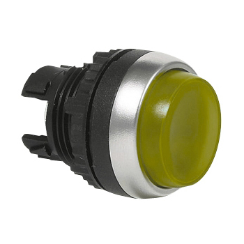 L21CK40 Drukknop Geel, Toggle, Non-flush, 22-serie