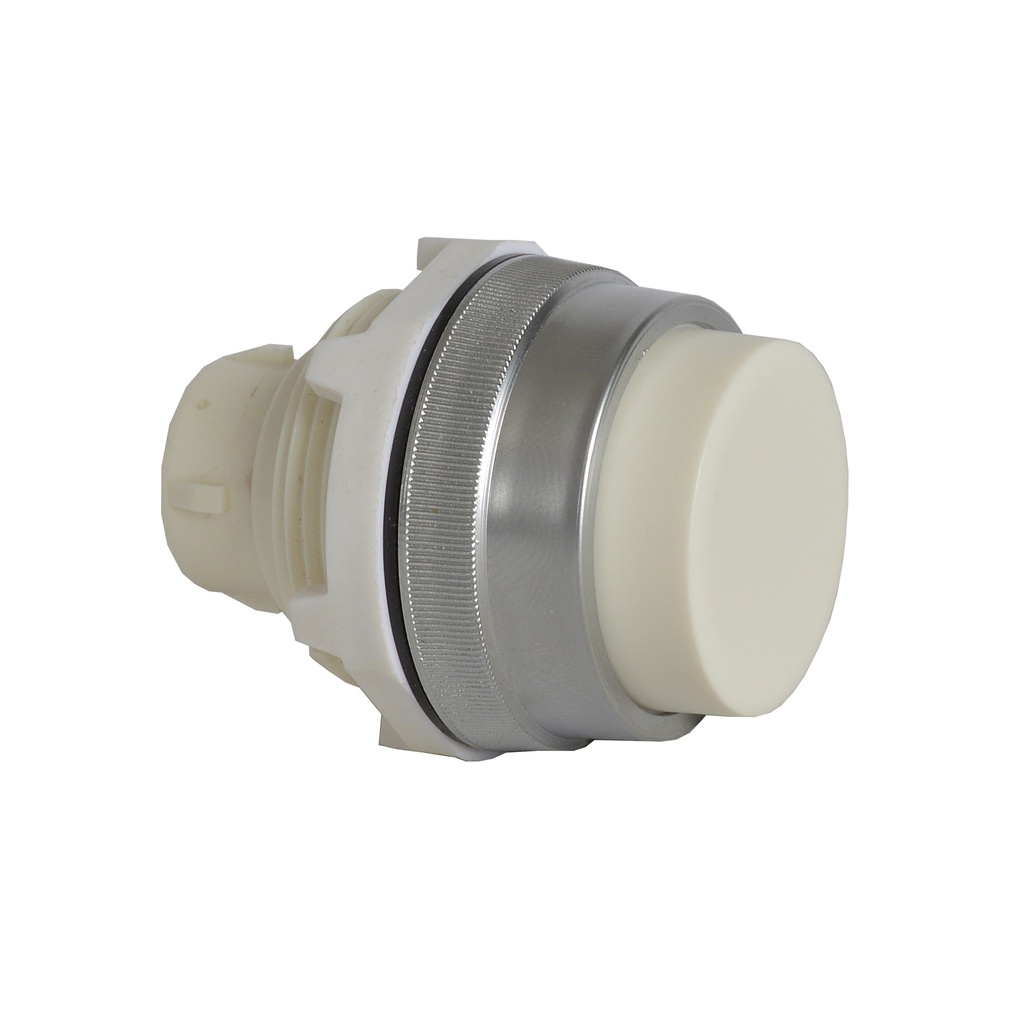 T16AB05 Drukknop Wit, Spring return, Non-flush, 30-serie