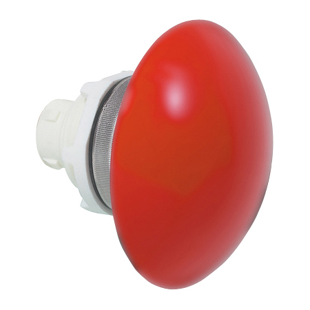 T16AE01 Paddestoelknop Rood, Spring return, 30-serie