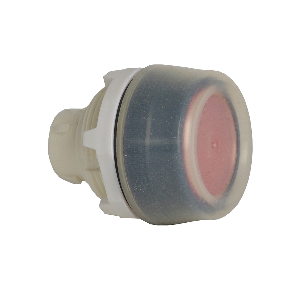 T12AP10 Drukknop Rood, afgeschermd, Spring return, 30-serie