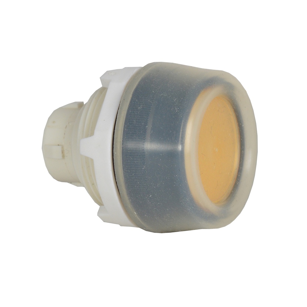 T12AP40 Drukknop Geel, afgeschermd, Spring return, 30-serie