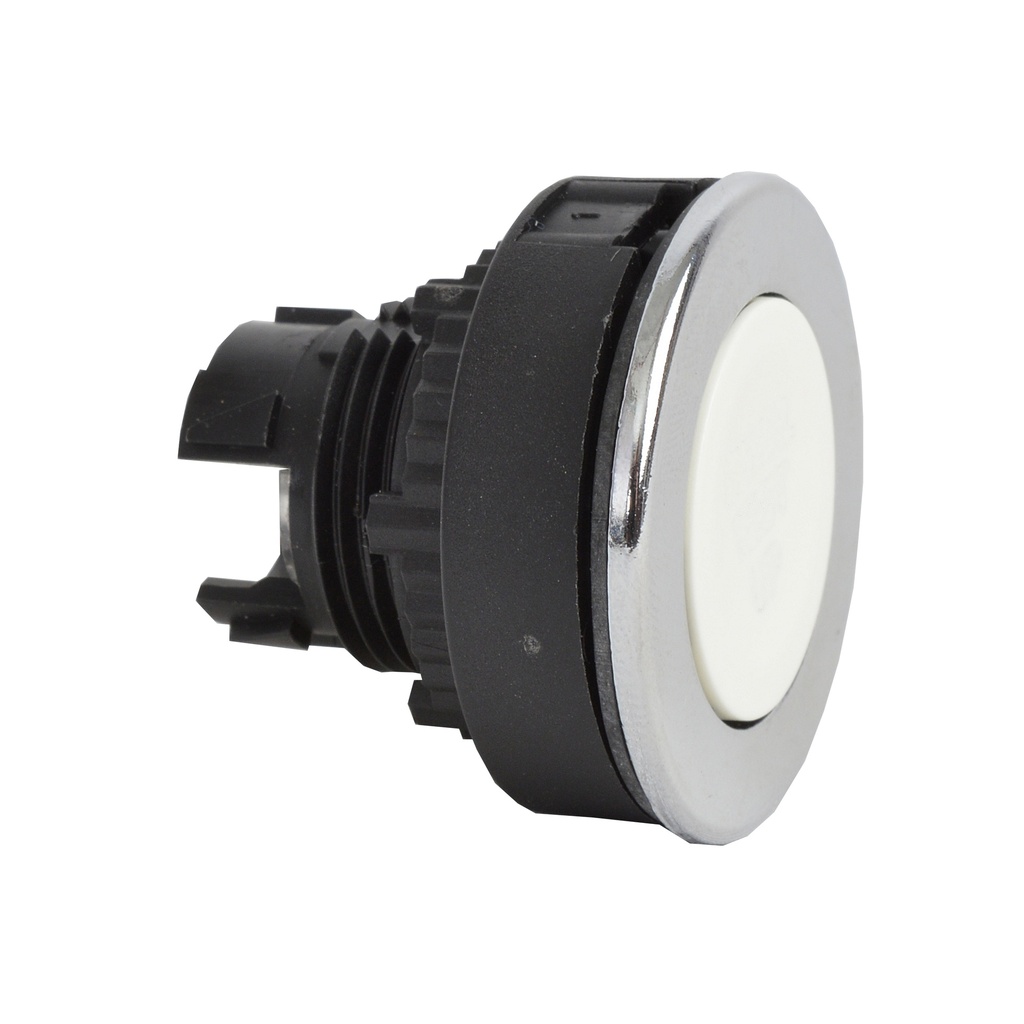 L23AA35 Drukknop Wit, Spring return, Super-flush, Markering op aanvraag, 22-serie