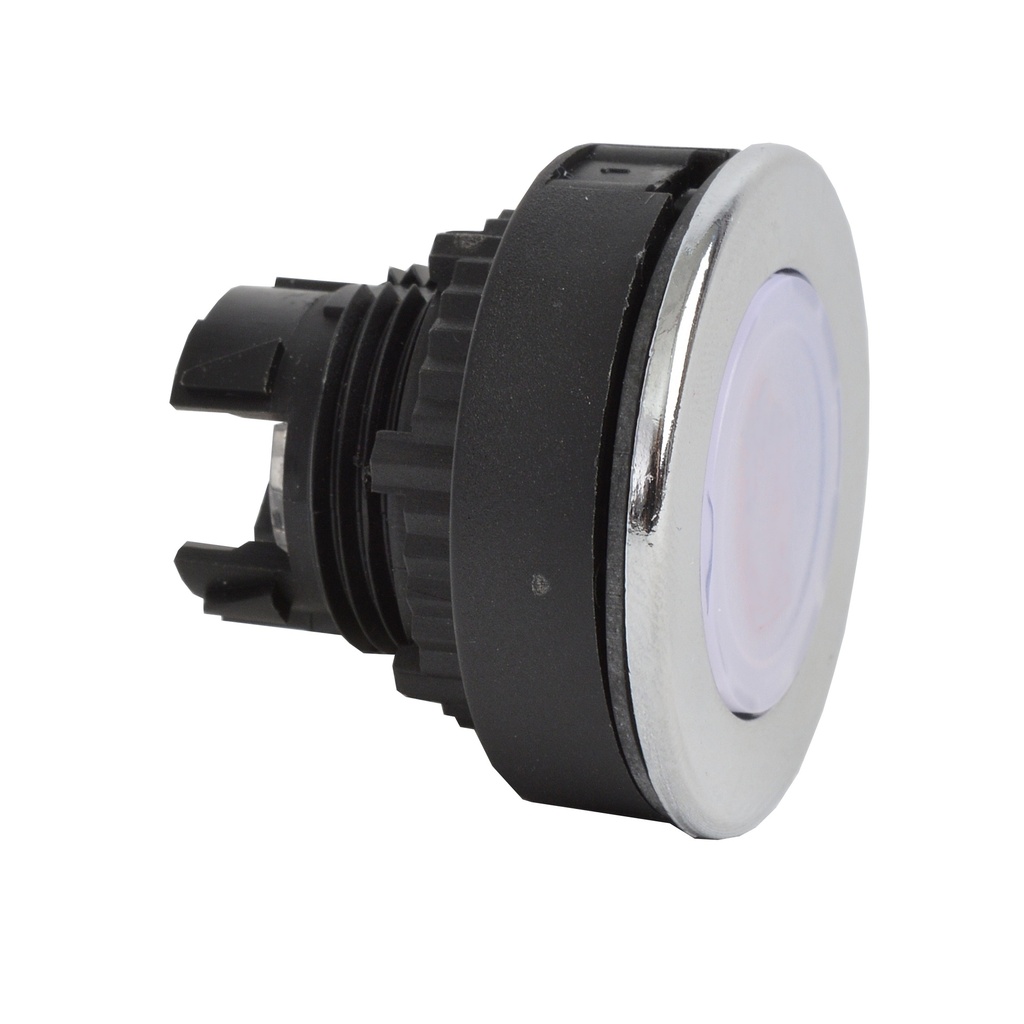 L23AH50 Drukknop Wit, Spring return, Super-flush, 22-serie