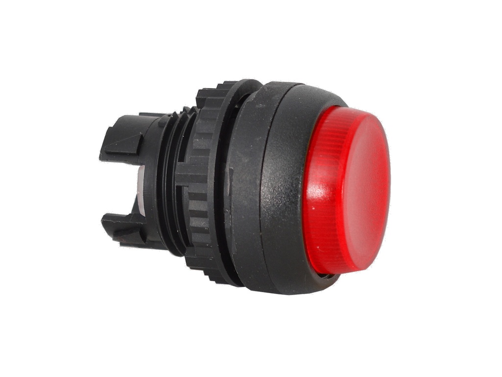 L22AK10 Drukknop Rood, Spring return, Non-flush, 22-serie