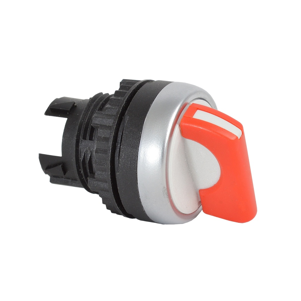 L21KC01 Selectieschakelaar Rood, Toggle, 45° , 22-serie