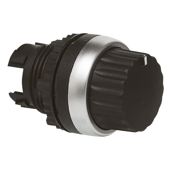 L21UA03 Selectieknop Zwart, Toggle, 45° , 22-serie