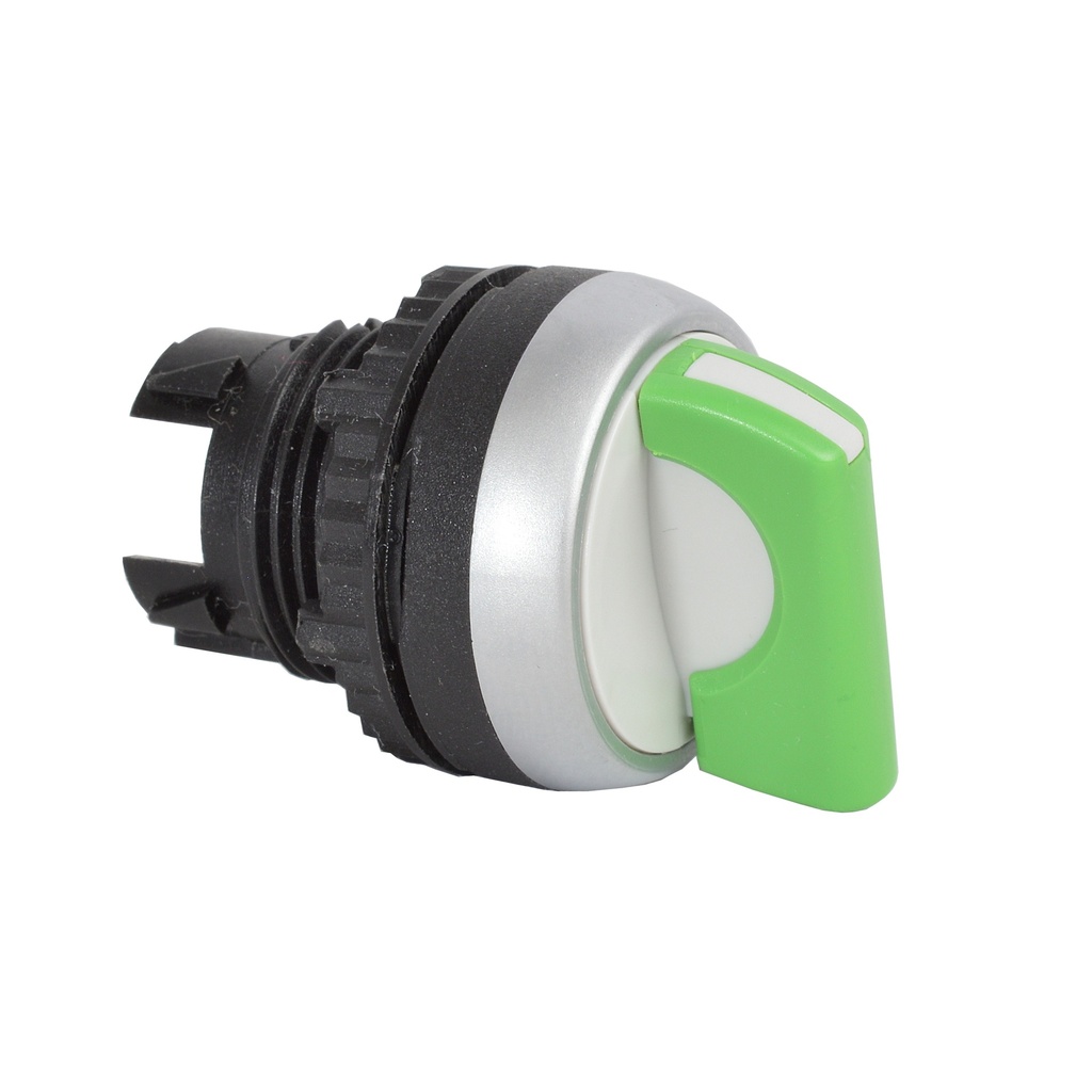L21KF02 Selectieschakelaar Groen, Toggle, 90°, 22-serie