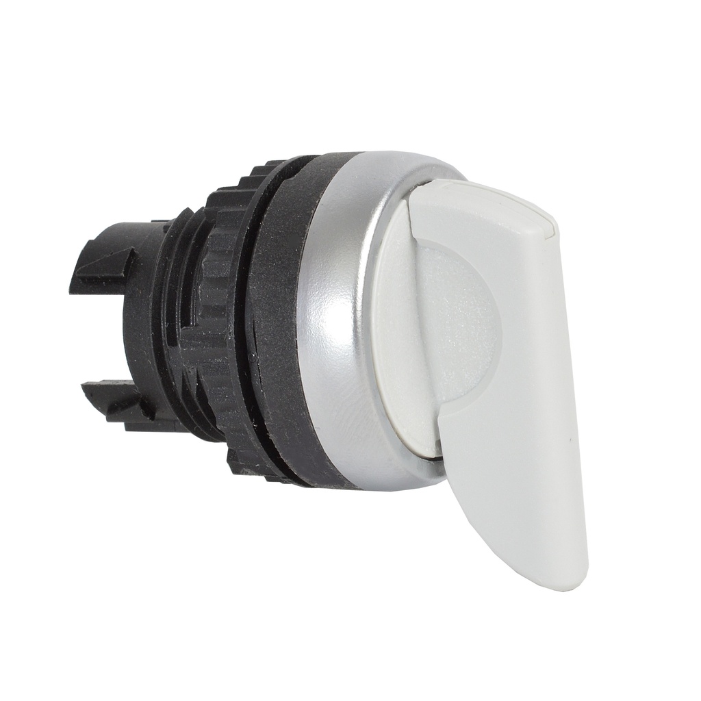 L21KP08 Selectieschakelaar Grijs, Toggle, Symmetrisch, 45° , 22-serie