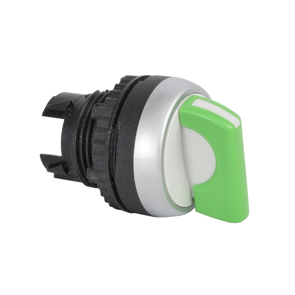 L21MB02 Selectieschakelaar Groen, Spring return van links, 45° , 22-serie