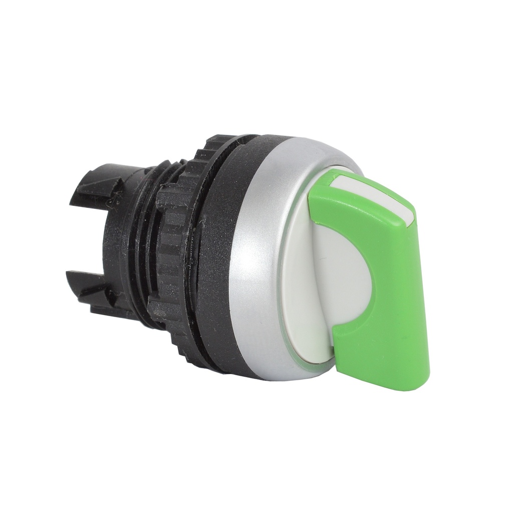 L21MK02 Selectieschakelaar Groen, Toggle, 90°, 22-serie