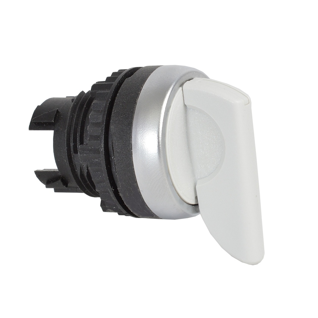 L21MT08 Selectieschakelaar Grijs, Spring return van rechts, 45° , 22-serie