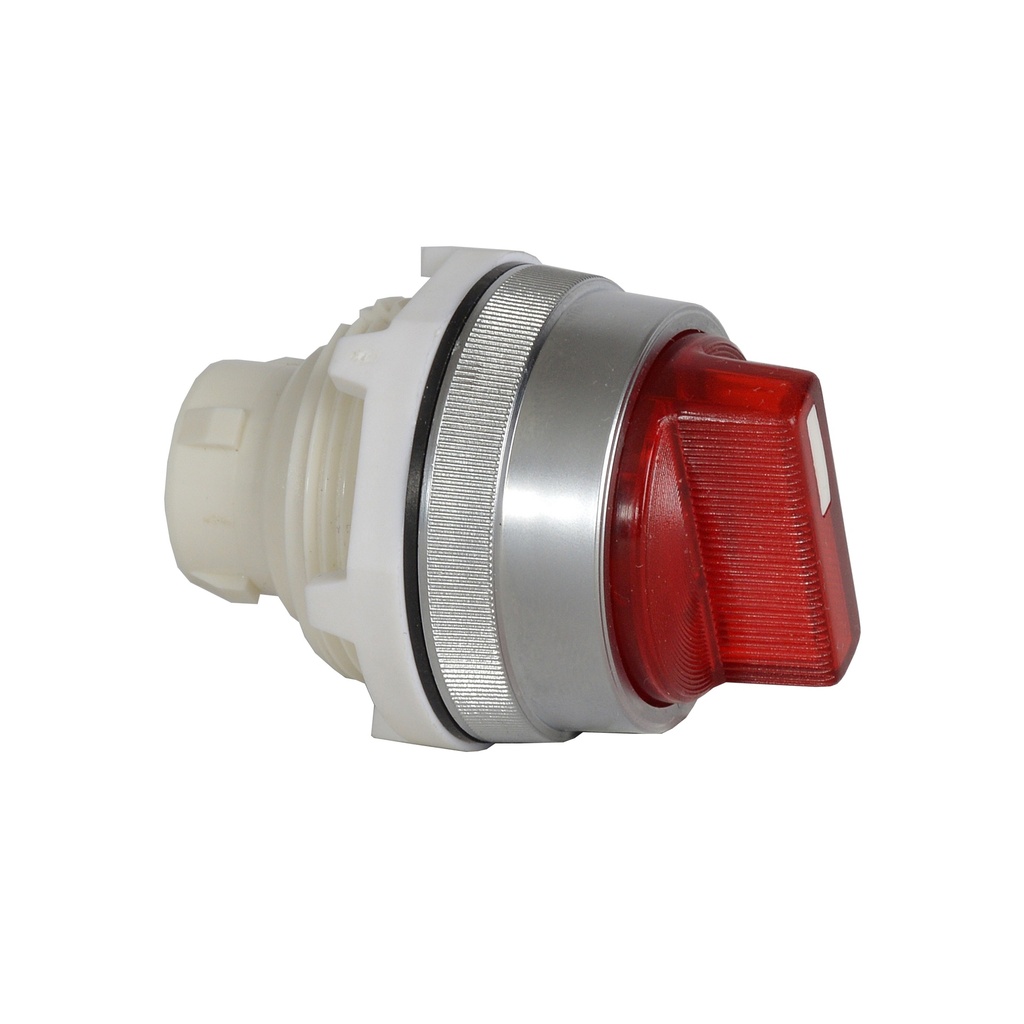 T16KG10 Selectieschakelaar Rood, Toggle, Symmetrisch, 45° , 30-serie