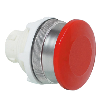 T16DD01 Paddestoelknop Rood, Pull-to-reset, 30-serie