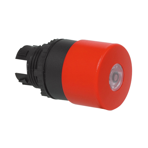 L22DL10 Noodstop Rood, Pull-to-reset, 22-serie