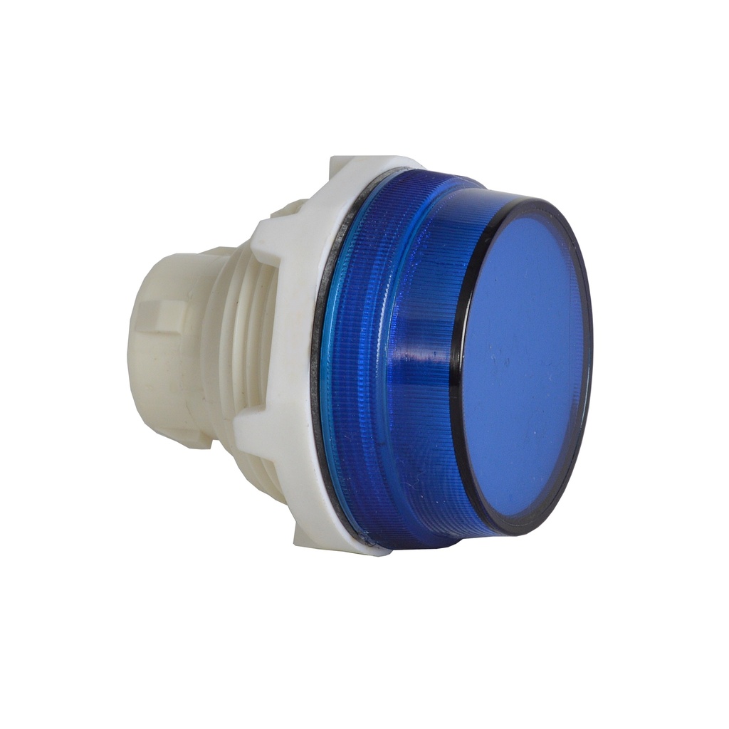 T10SB60V Signaallamp frontelement Blauw, Flush, 30-serie