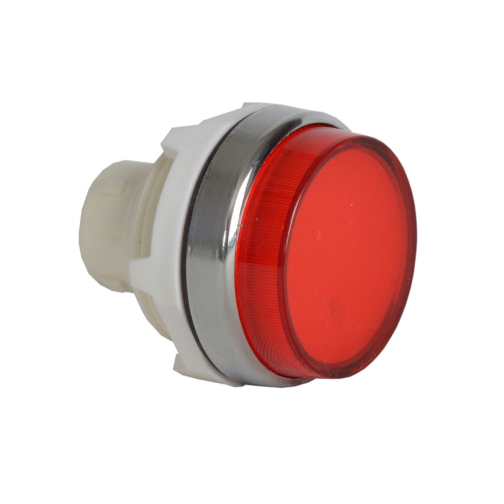 T15SB10V Signaallamp frontelement met rand Rood, Flush, 30-serie