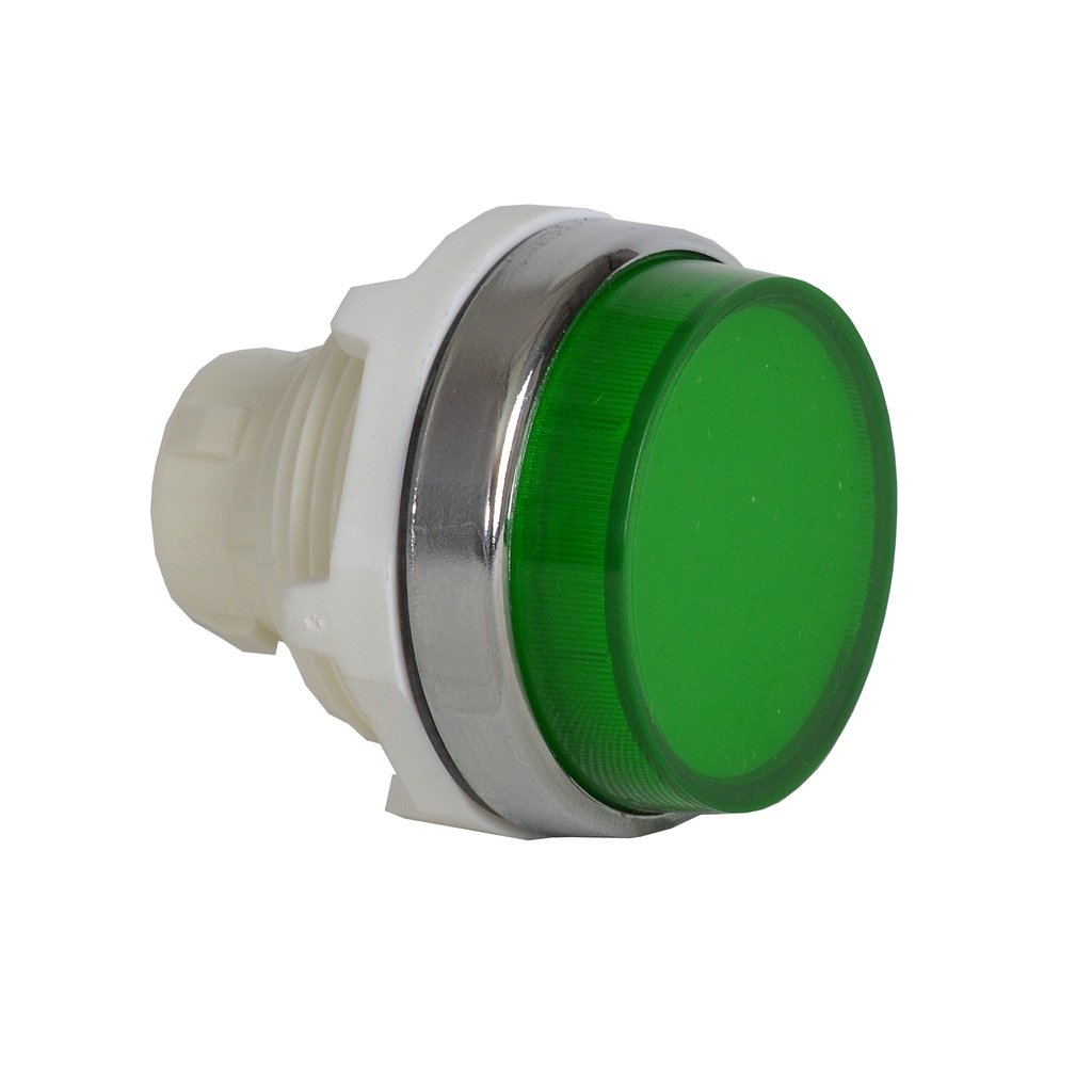T15SB20V Signaallamp frontelement met rand Groen, Flush, 30-serie
