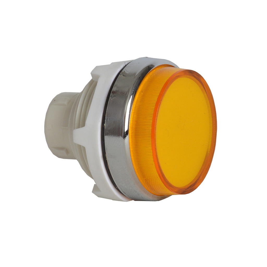 T15SB40V Signaallamp frontelement met rand Geel, Flush, 30-serie