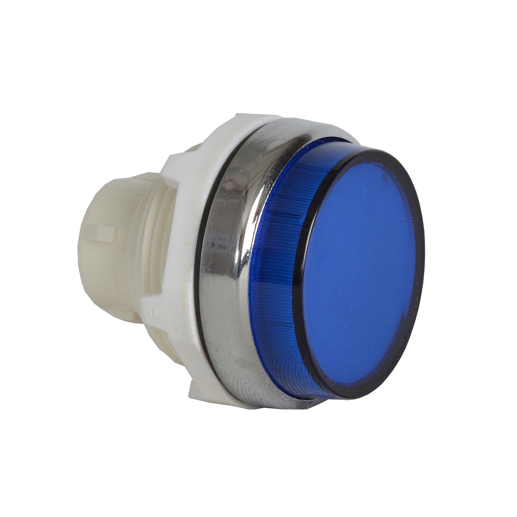 T15SB60V Signaallamp frontelement met rand Blauw, Flush, 30-serie