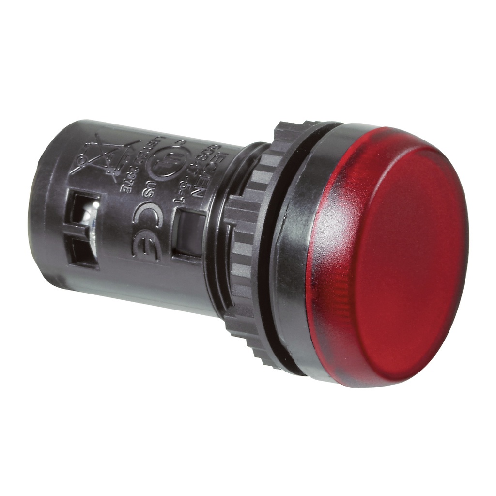 L20SC31H Signaallamp single-piece Rood, 230 V AC/DC