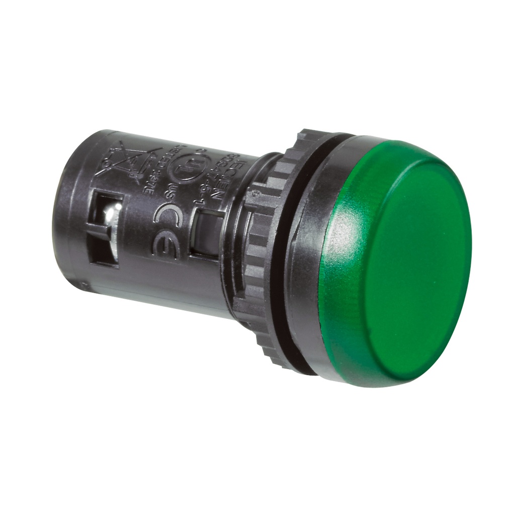 L20SC32M Signaallamp single-piece Groen, 130 V AC/DC