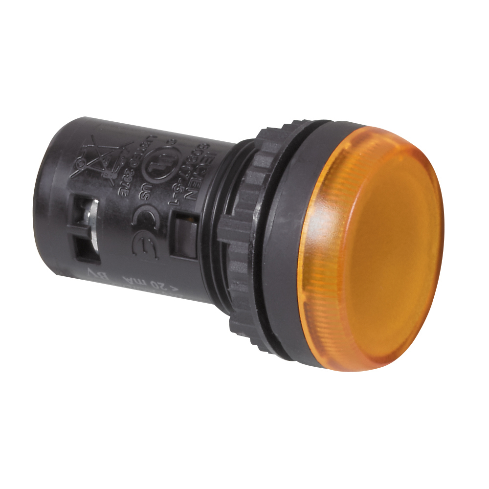 L20SC40H Signaallamp single-piece Geel, 230 V AC/DC