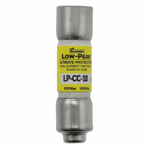 LP-CC-2-1/2 600V 2.5A T zekering, 10 x 38mm UL/CSA