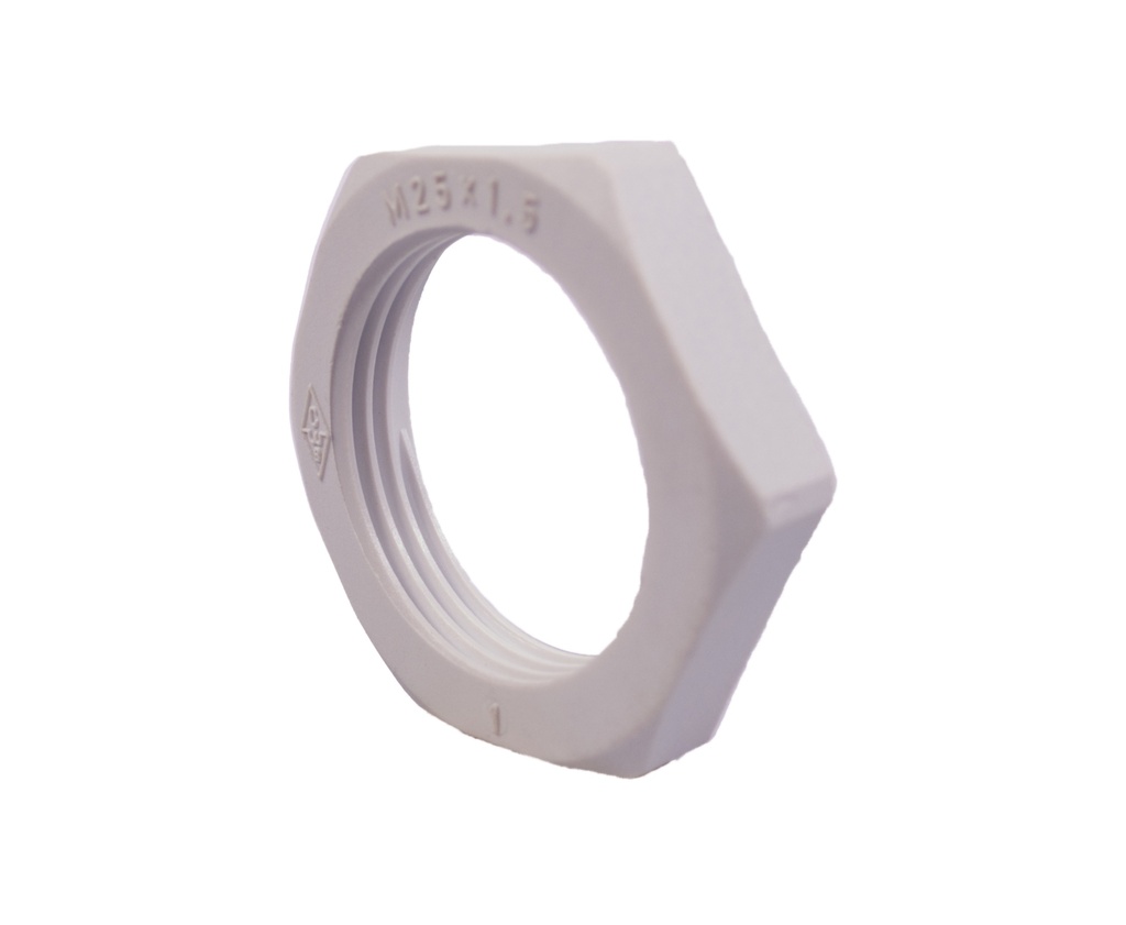PA6 M16 RAL 7035 Moer zonder flens