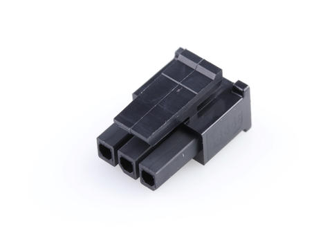 43645-0300 Micro-Fit 3.0 Receptacle Housing, Single Row, 3 Circuits, Low-Halogen
