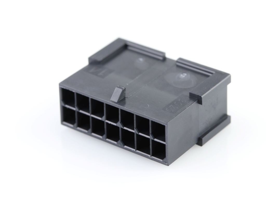 43020-1401 Micro-Fit 3.0 Plug Housing, Dual Row, 14 Circuits, Low-Halogen
