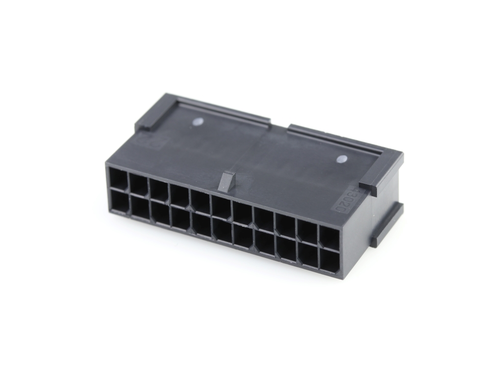 43020-2201 Micro-Fit 3.0 Plug Housing, Dual Row, 22 Circuits, Low-Halogen
