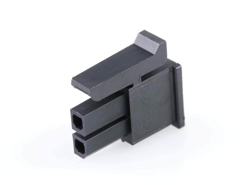 43025-0200 Micro-Fit 3.0 Receptacle Housing, Dual Row, 2 Circuits, Low-Halogen