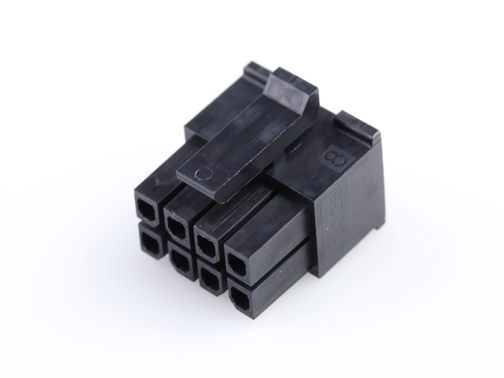 43025-0810 Micro-Fit 3.0 Receptacle Housing, Dual Row, 8 Circuits